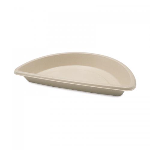 biodegradable semicircle plate