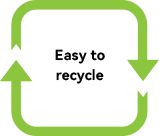 Easy to recycle