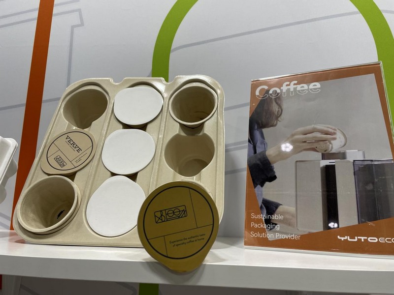 molded pulp coffee capsule