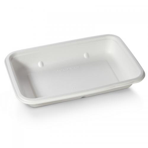 Plant fiber biodegradable container